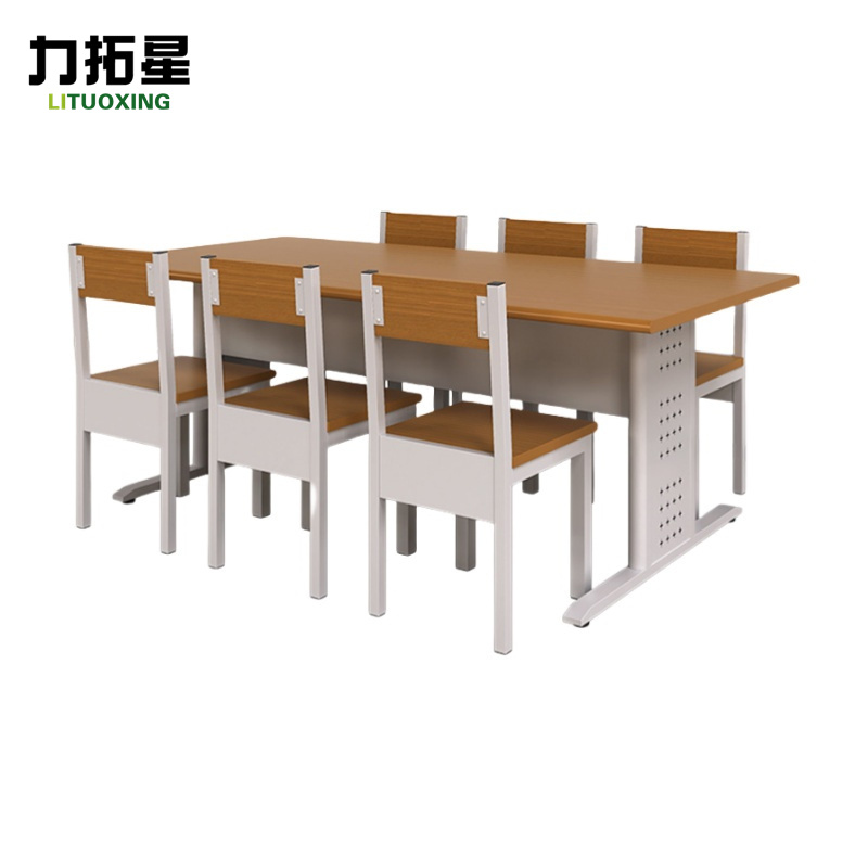 力拓星 培训桌椅 一桌六椅 套高清大图
