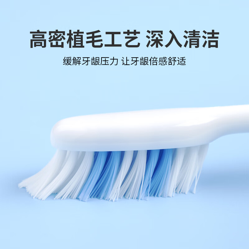 青蛙超洁系列615A牙刷 1支装*6板 QC615A-C9-1(颜色随机)高清大图
