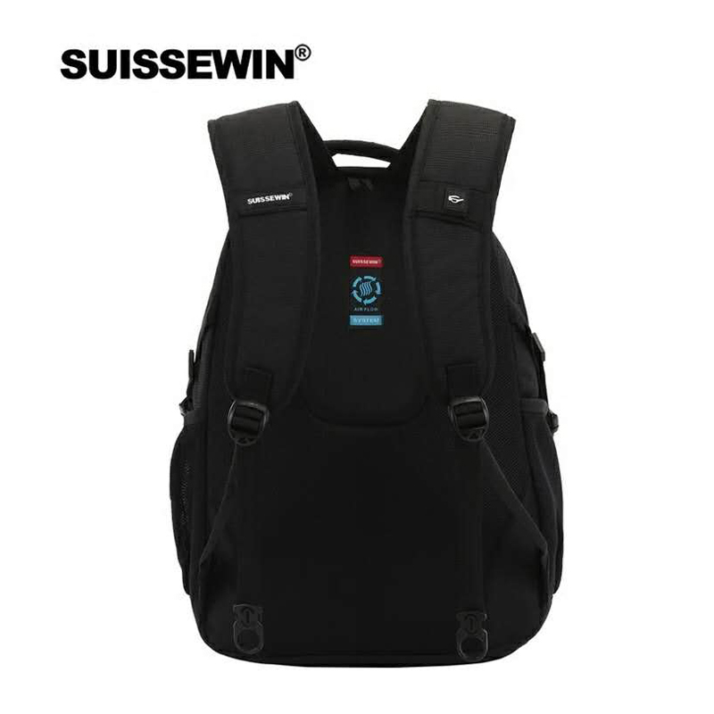 SUISSEWIN瑞士经典时尚商务休闲多功能潮流双肩包背包高清大图