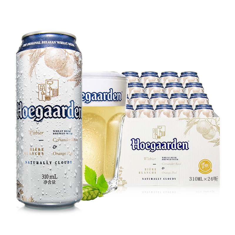 福佳(Hoegaarden)啤酒精酿白啤310ml*24听装整箱装