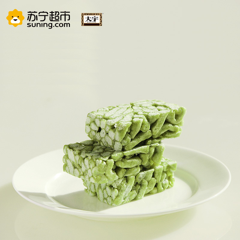 大宇 沙乐花吃 沙琪玛 糕点 抹茶味沙琪玛300g