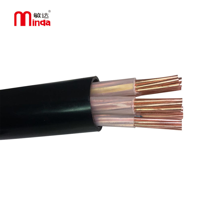 敏达电线电缆阻燃ZR YJV 3X50十1X25 国标纯铜 三相四线50平方