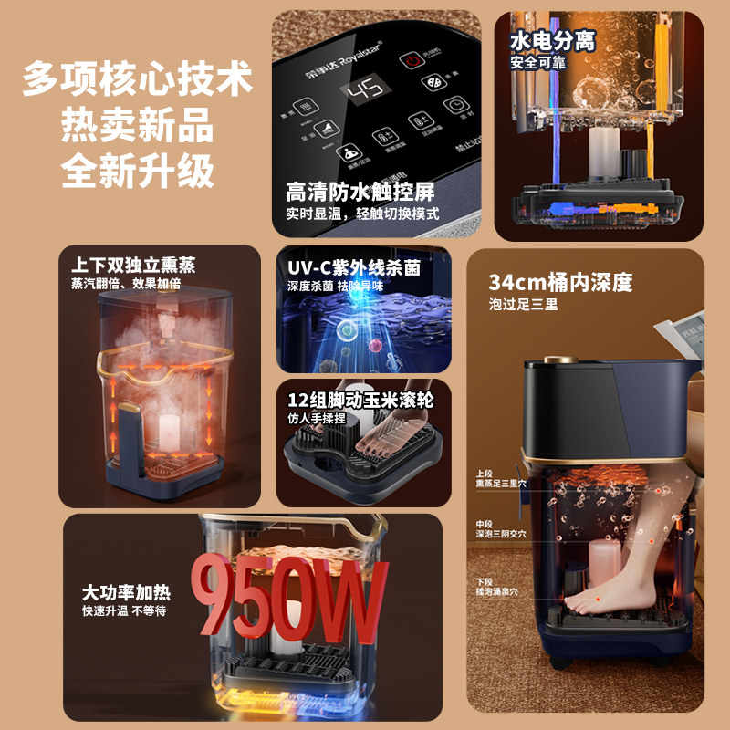 荣事达足浴器熏蒸机RSD-XZJ-001高清大图