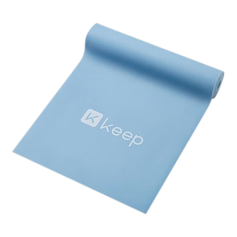 Keep弹力带15磅不惧断裂简约设计小巧便携天然乳胶蓝色(版本随机)