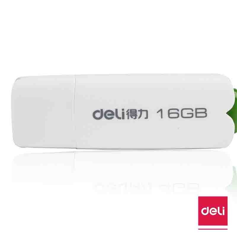 得力(deli) U盘 3723 16G 白色 单只装