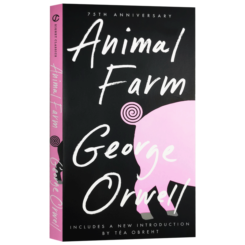 动物农场 [正版]动物农场庄园 英文原版小说 Animal Farm George Orwell乔治奥威尔1984作者英