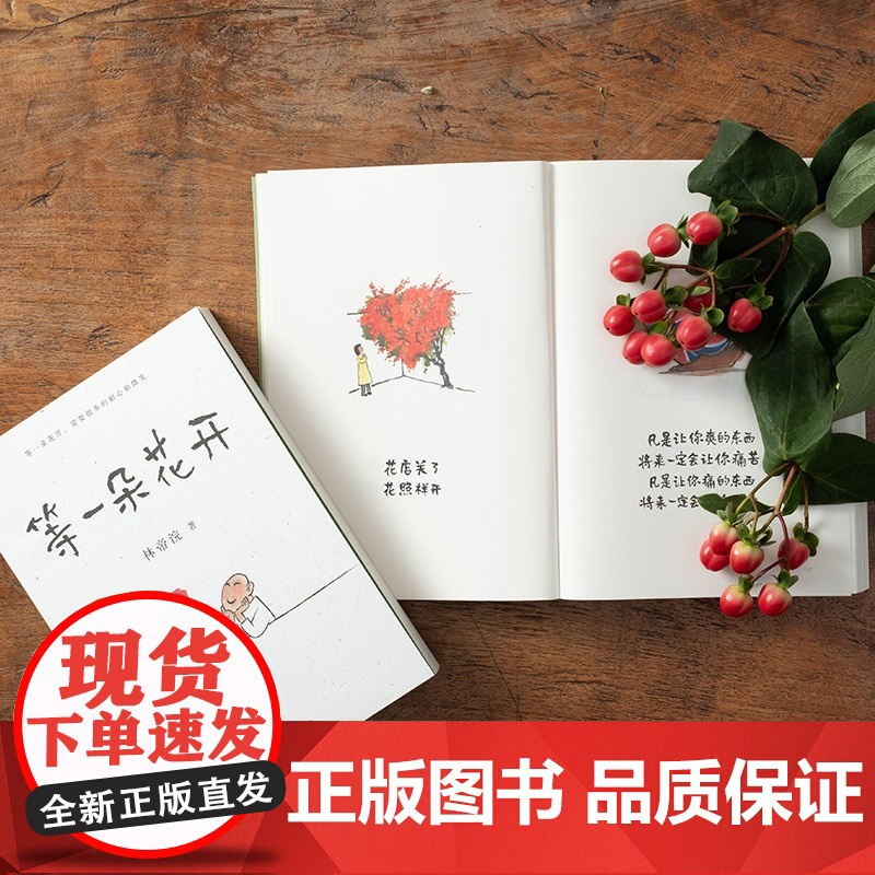 等一朵花开 国民漫画家 小林 林帝浣 代表作 逗趣 治愈 中国诗词大会水墨绘制 高考作文出题处画如丰子恺耐心培养治愈图书高清大图