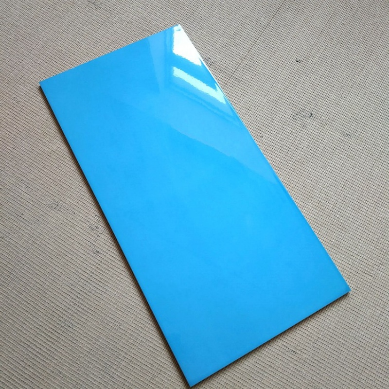 纯色瓷砖300x600蓝色墙砖厨房卫生间不透水瓷片防滑地板砖地砖壹德壹