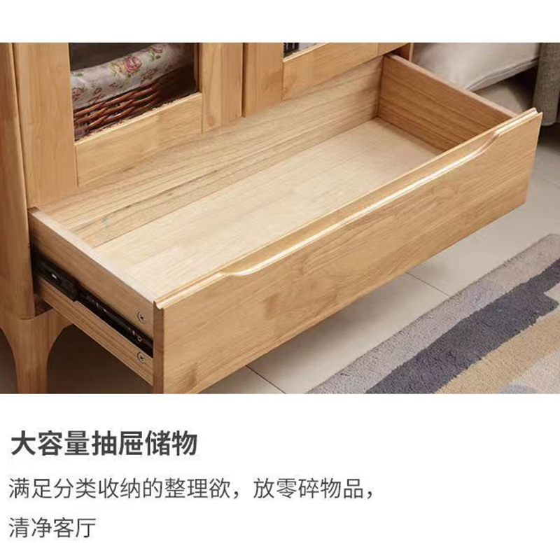 鑫金虎(XIN JIN HU) 两门书柜带玻璃门落地家用客厅组合文件展示柜高清大图