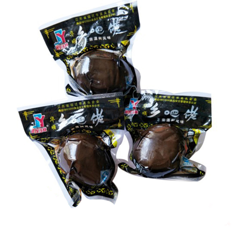 乡巴佬卤蛋乡吧佬五香卤鸡蛋无壳黑鸡蛋零食50个批发免邮整箱