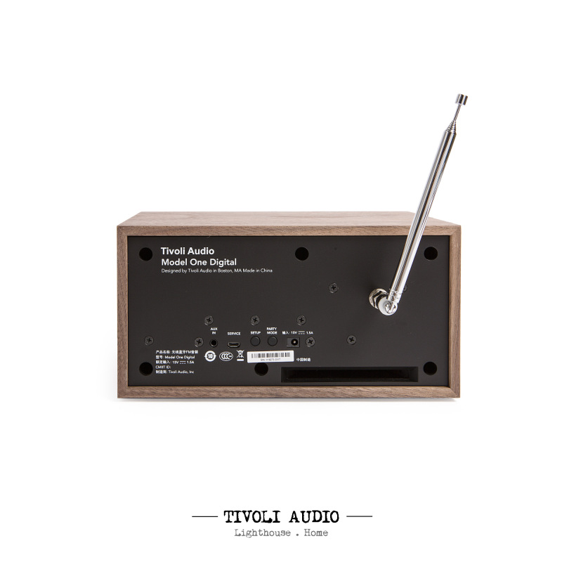 Tivoli Audio M1D 流金岁月M1D蓝牙音箱高保真收音机 黑木色