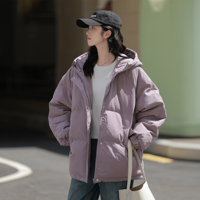 [2.5折价282元]唐狮秋冬新款女连帽斜插口袋羽绒服高级感无性别羽绒别致百搭