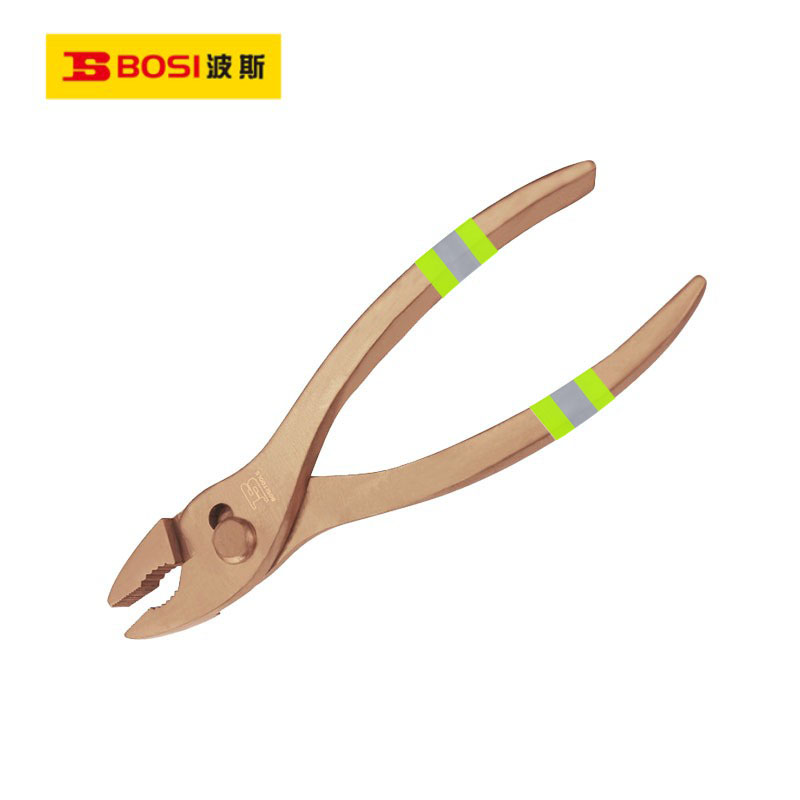 波斯(BOSI) 荧光系列防爆鲤鱼钳 8寸/200mm 把高清大图