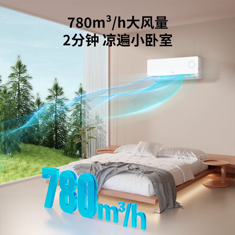 统帅(Leader)空调海尔智家出品 1.5匹新一级超省电 变频冷暖空调挂机KFR-35GW/LPA1-1高清大图