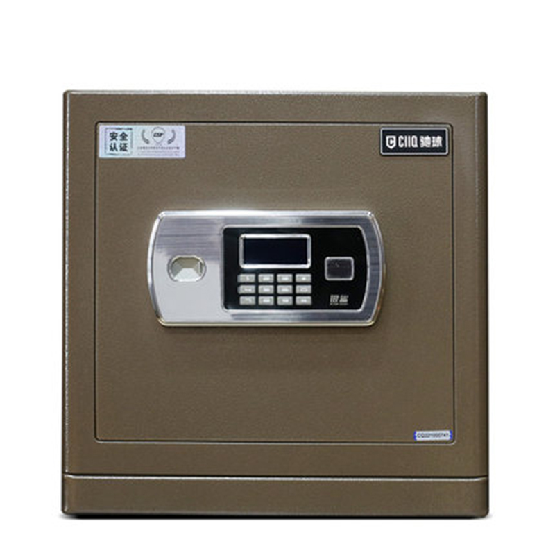 驰球保险柜家用床头35cm保险箱3c认证密码防明火合金钢全金属箱体防盗办公经典银鲨初代线下同款
