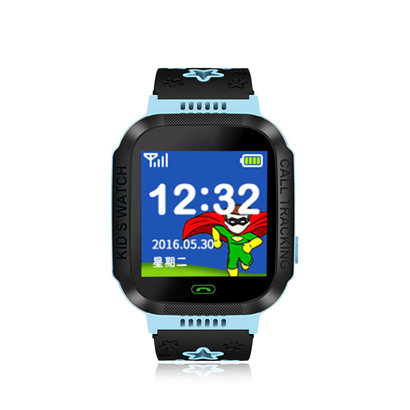 超长待机儿童电话手表学生手机待机时长192小时智能定位双向通话安全监护 蓝色