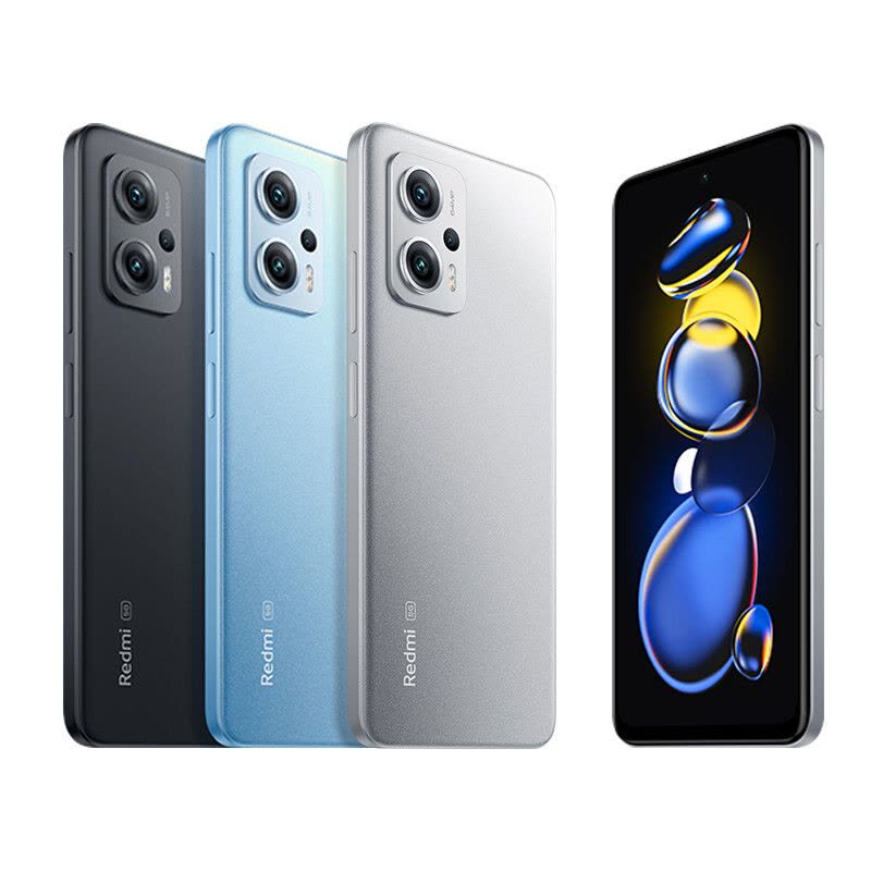 Redmi Note11T Pro+ 子夜黑 8GB+256GB存储 天玑8100 120W快充 144Hz LCD屏 5G智能手机图片