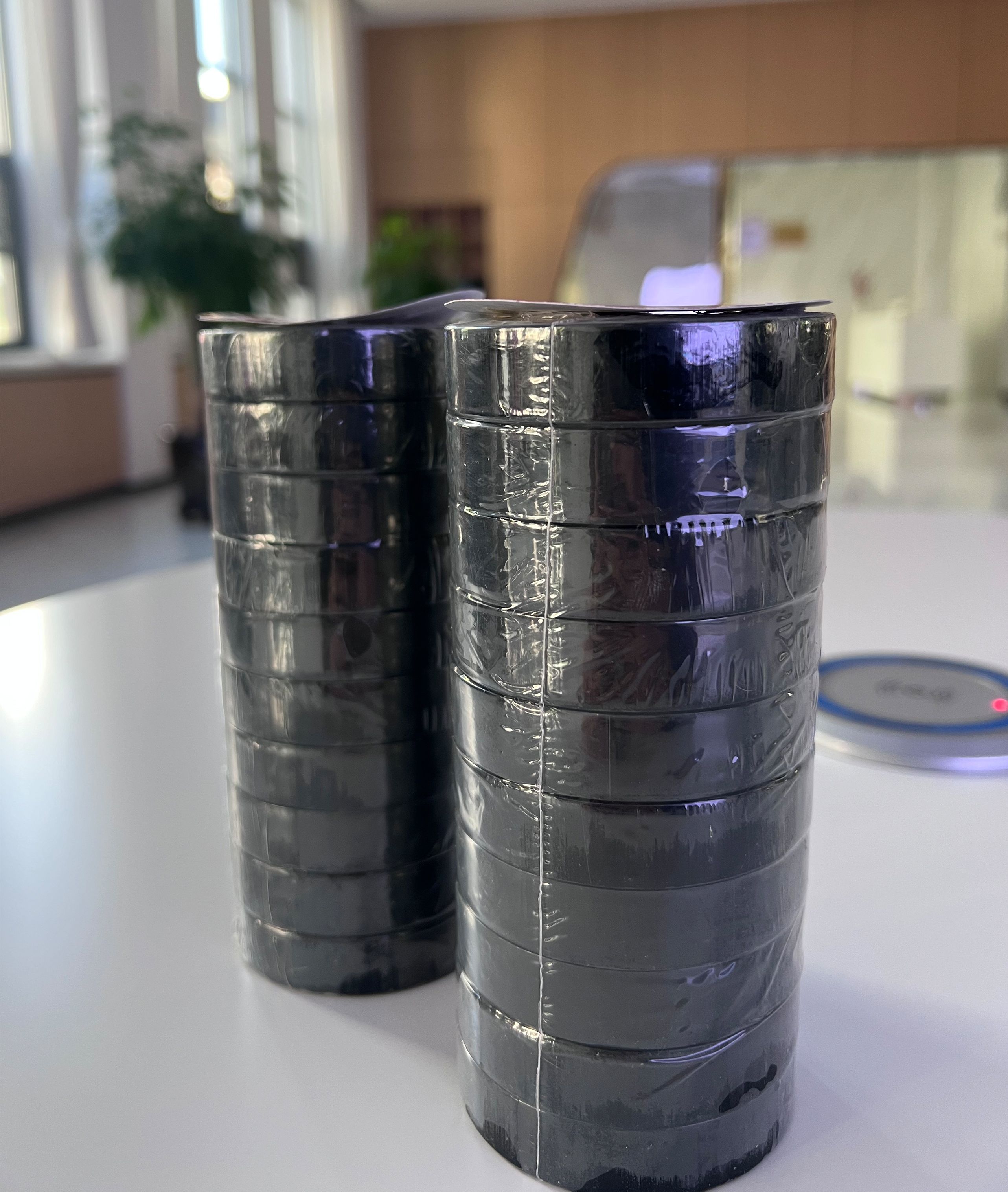 巧思唯 绝缘胶带 16mm*25m 10卷 黑色 筒高清大图