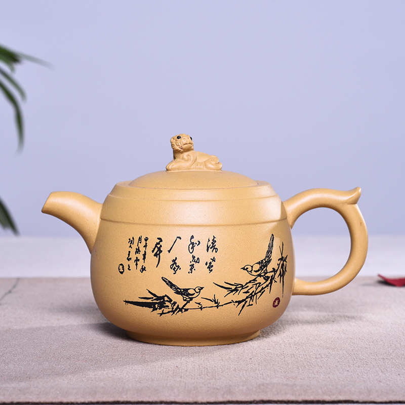 宜兴紫砂壶纯全手工泡茶捡漏功夫茶壶茶具西施石瓢壶处理名家(请先与客服确认再)