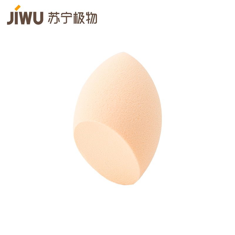 苏宁极物 立体橄榄形斜切粉扑 单只装