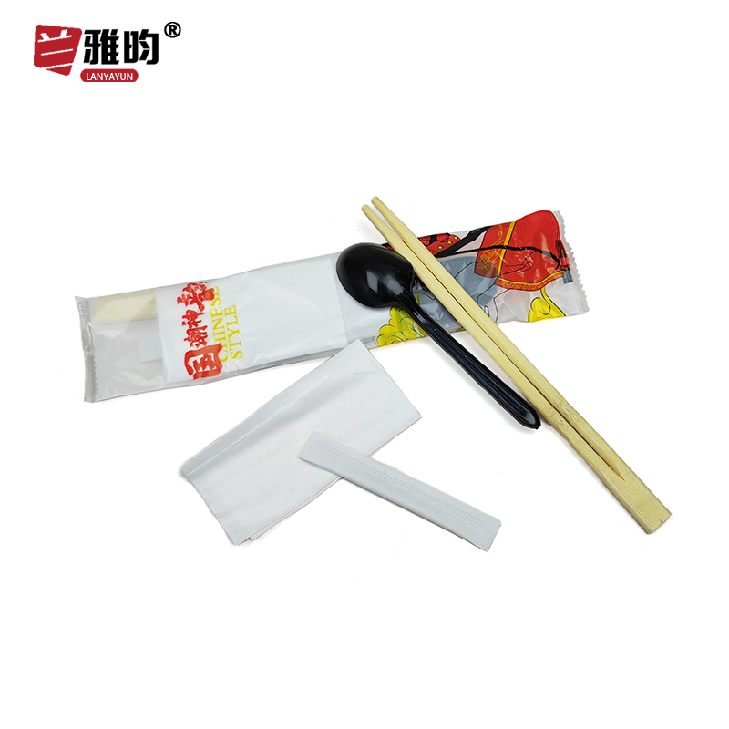 兰雅昀 一次性餐具包 4件套 包高清大图