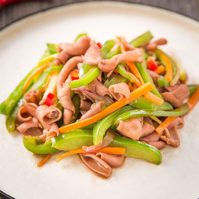 华英 精切鸭肠鸭肠衣 500g/袋 卤味火锅食材涮锅食材高清大图