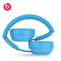 Beats Solo Pro 无线消噪耳机 头戴式蓝牙无线 苹果手机电脑魔音游戏耳机耳麦 浅蓝色