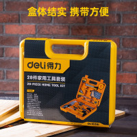 得力 DL1028J 多功能五金工具套装 28件套