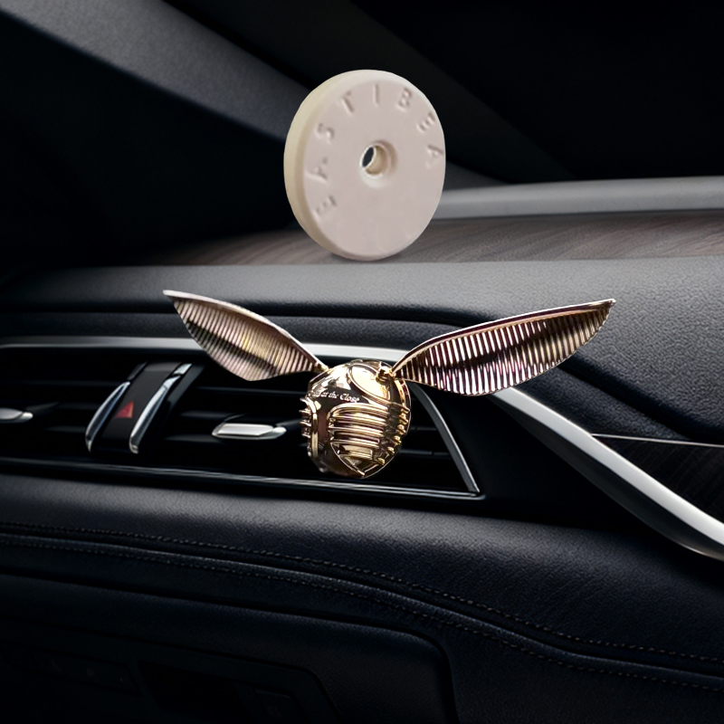 观瑰香氛 适用野兽派哈利波特金色飞贼小王子千叶玫瑰车载香氛替换芯香熏片高清大图