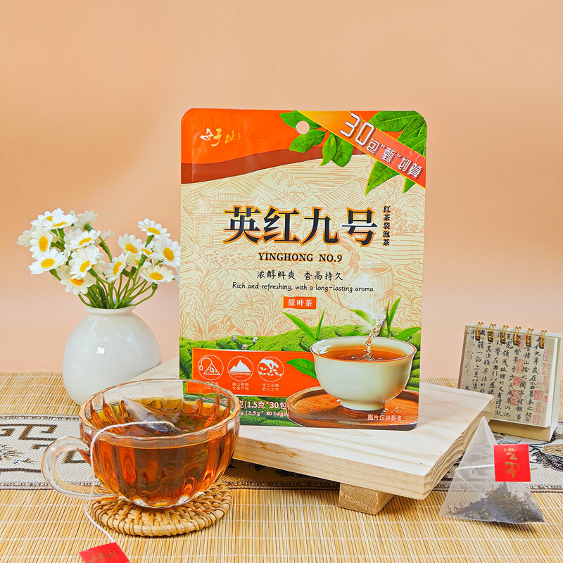 知福英红九号红茶袋泡茶独立三角包好山英红九号红茶高清大图