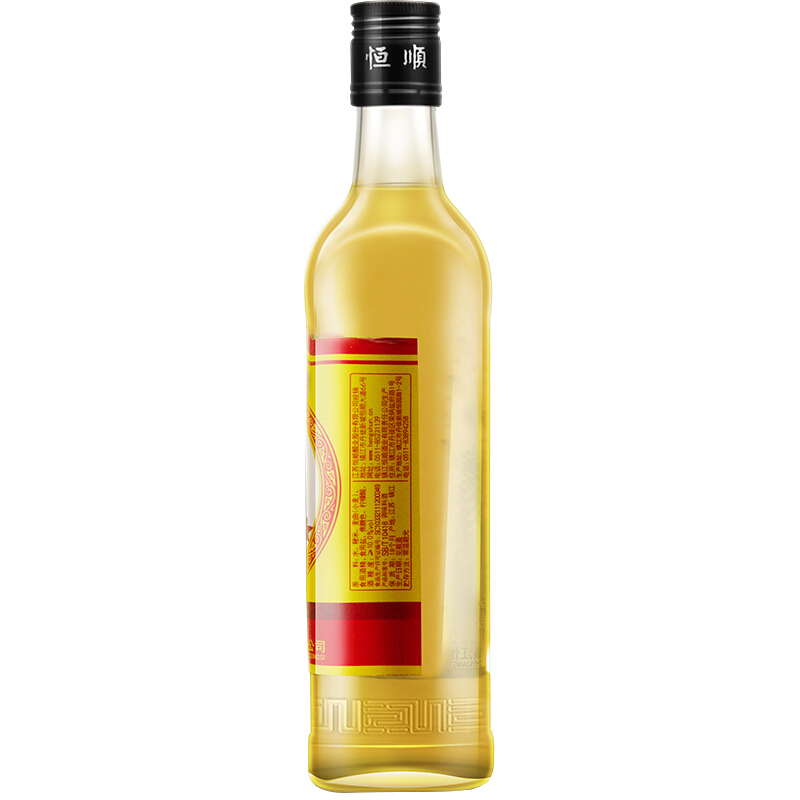 恒顺料酒500ml 去腥料酒酿造烹饪调味料酒增香除腥 烧菜黄酒
