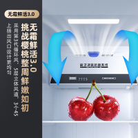 康佳(KONKA) 406升双变频对开门双开门电冰箱 家用风冷无霜超薄大容量除菌净味技术BCD-406WEGT5SP