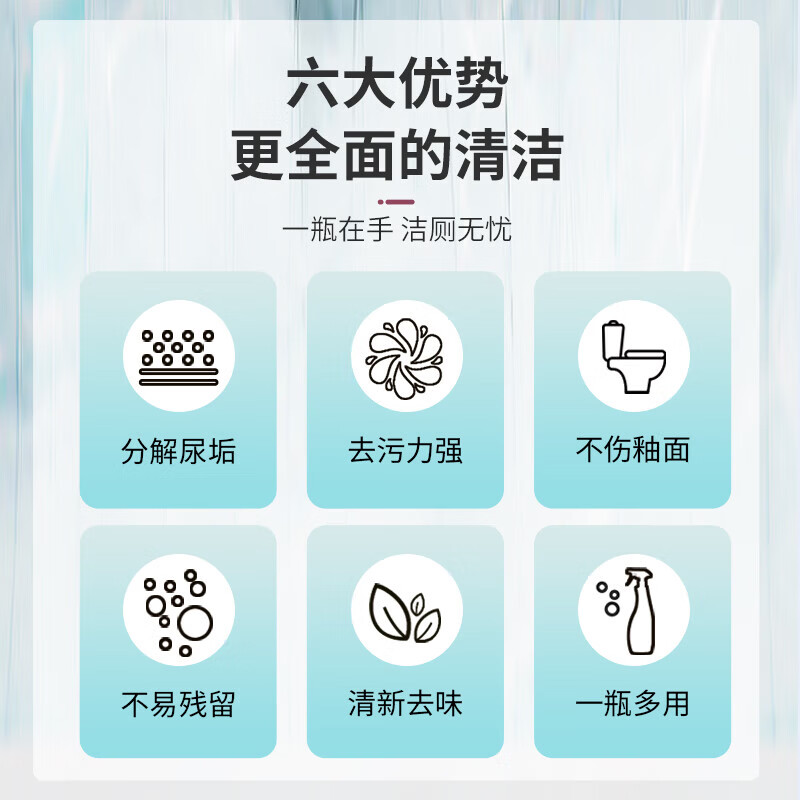 大公鸡头管家马桶清洁剂625ml (漂白款)洁厕液洁厕灵去渍去异味高清大图