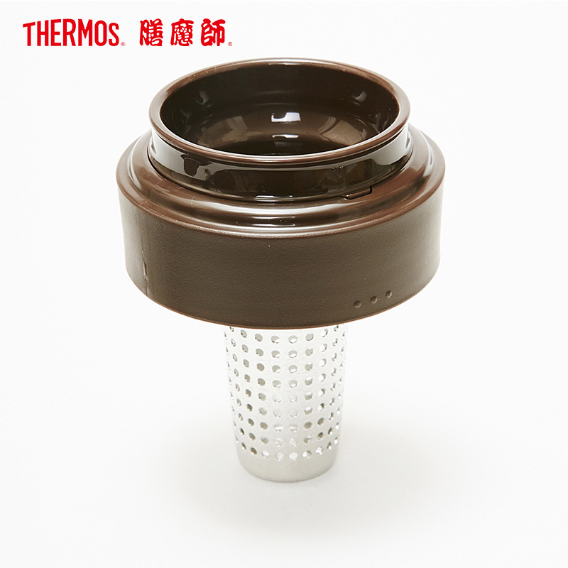 膳魔師(THERMOS)保温杯TCMK-350带茶漏泡茶杯膳魔师350ML水杯304不锈钢车载办公商务土豪金GL家用通用高清大图