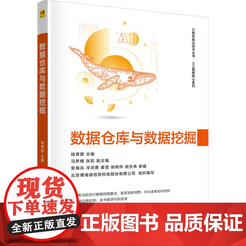 数据仓库与数据挖掘 钱育蓉等著 9787302684138 清华大学出版社 计算机前沿技术丛书