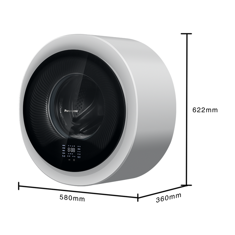 松下壁挂式滚筒洗衣机XQG30-A500W