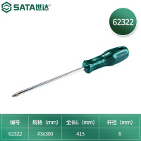 世达(SATA)62322A系列十字形螺丝批#3x300MM