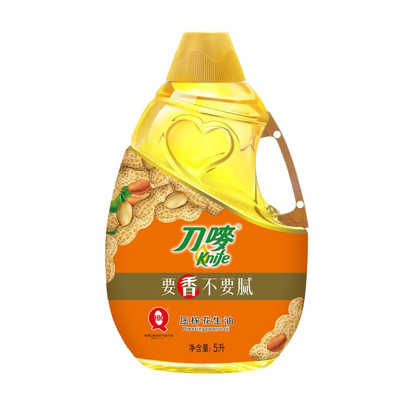 刀唛(knife) 压榨花生油5L