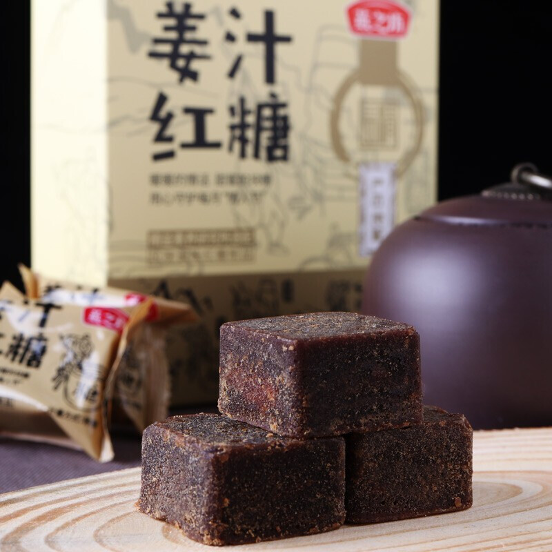 燕之坊 谷方蜜糖(姜汁红糖)216g/盒高清大图