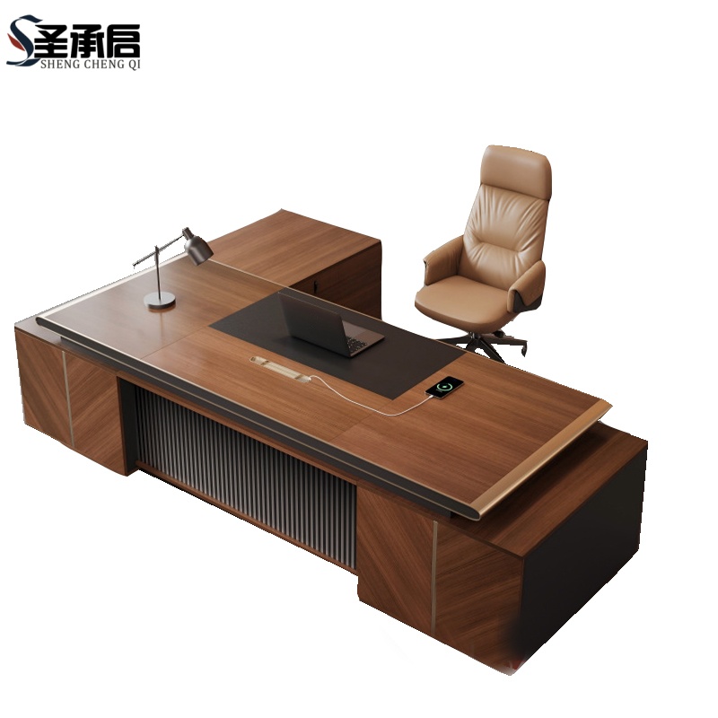圣承启 领导桌 3.2米+椅张高清大图