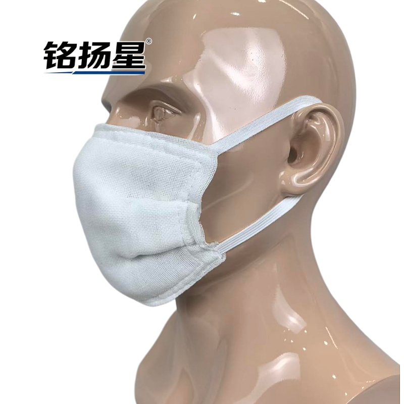 铭扬星 全手工0漂白脱脂纱布口罩 SCV08/只高清大图
