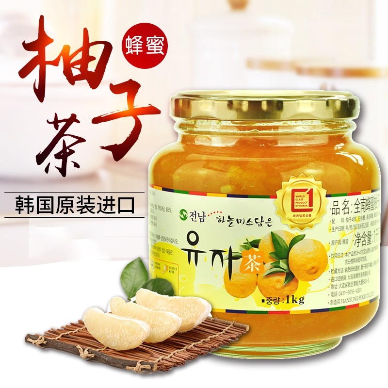 全南 Quannan 果味冲饮韩国原装进口全南 蜂蜜柚子茶 1000g罐装蜂蜜柚子茶蜂蜜柠檬茶水果茶酱饮品冲饮 价格图片品牌报价 苏宁易购九诚 进口食品专营店