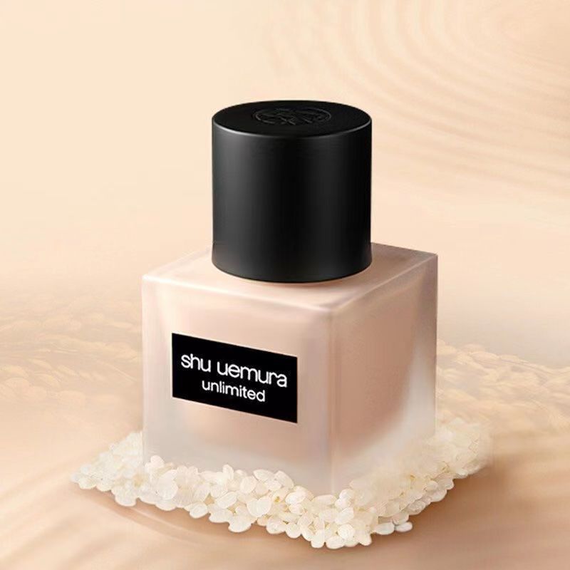 植村秀小方瓶羽纱持妆粉底液584号自然遮瑕35ml正装