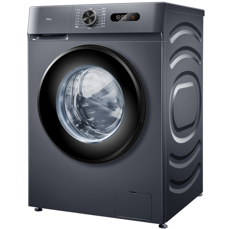 TCL 10公斤变频滚筒L130巴氏除菌净螨洗衣机 15分钟快洗 热力除菌 全自动节能超薄家用洗衣机G100L130-B高清大图