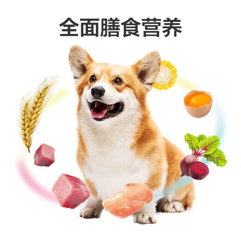 麦富迪 肉松狗粮通用型泰迪小型幼犬成柯基比熊营养森林系列 [添加肉松]小型犬粮全犬期通用1.3kg