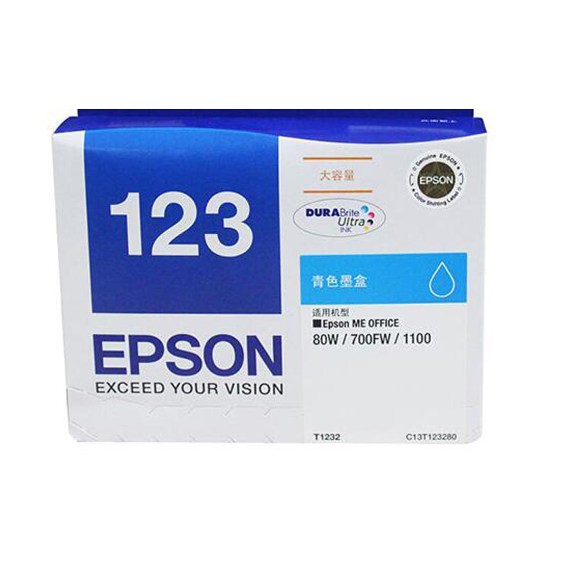 爱普生(EPSON) T1232 打印机墨盒 青色