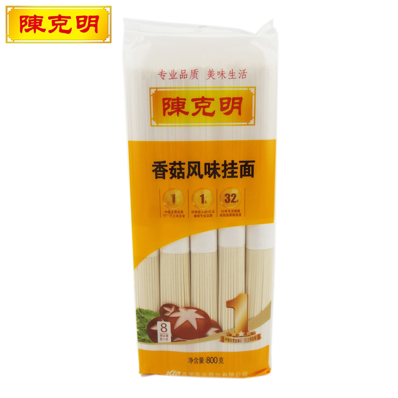 陈克明香菇风味挂面800g