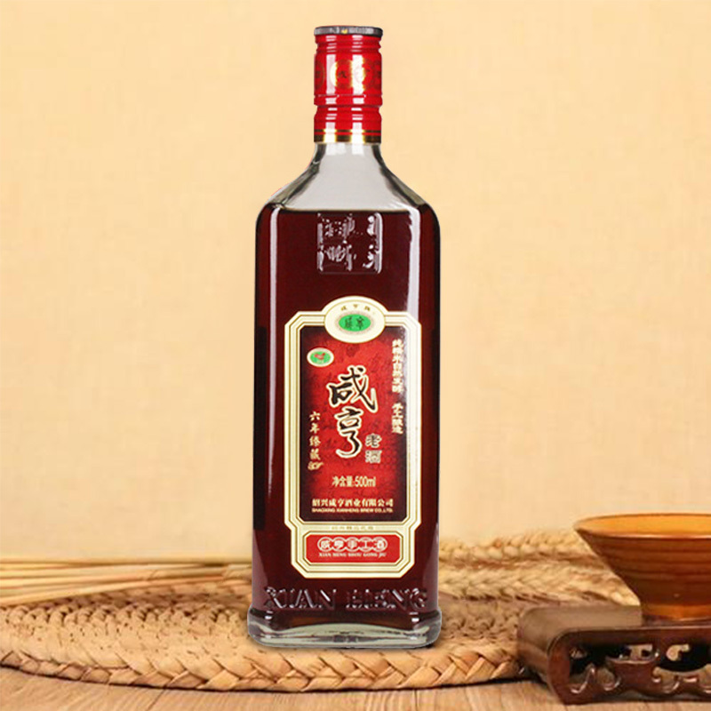 咸亨六年臻藏精品糯米花雕酒500ml6瓶绍兴黄酒整箱装送礼