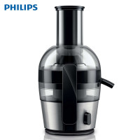 飞利浦（Philips） 榨汁机 家用大口径电动防滴漏便携式迷你果汁机(HR1871系列) HR1863/00金属质感
