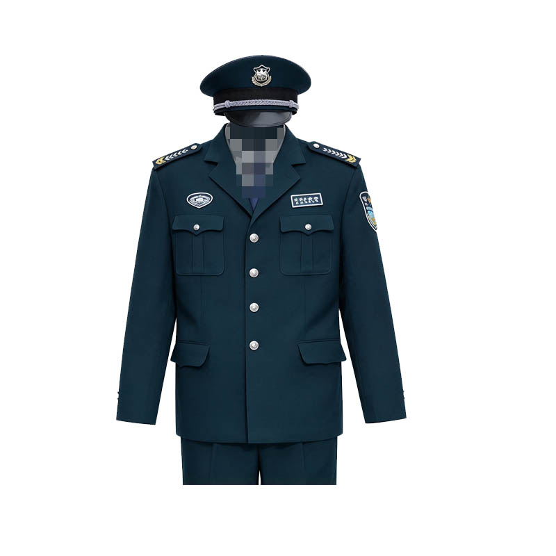 工作服交织绸保安服套装165-195码 单位:套高清大图